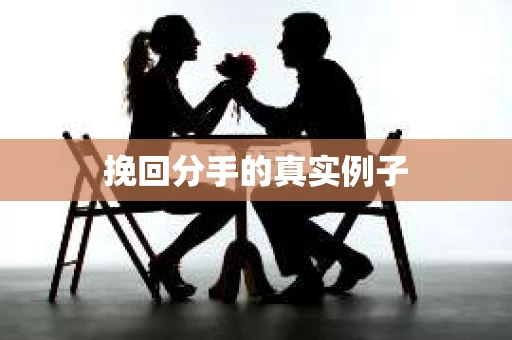 挽回分手的真实例子