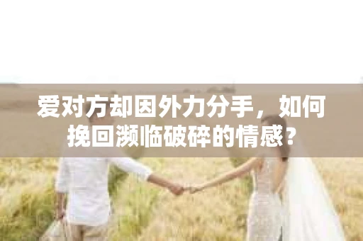 爱对方却因外力分手，如何挽回濒临破碎的情感？