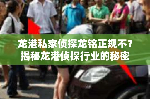 龙港私家侦探龙铭正规不？揭秘龙港侦探行业的秘密