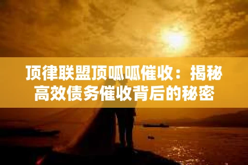 顶律联盟顶呱呱催收：揭秘高效债务催收背后的秘密