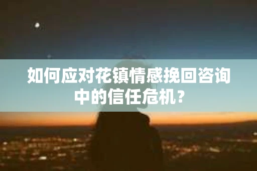 如何应对花镇情感挽回咨询中的信任危机？