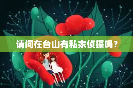 请问在台山有私家侦探吗？