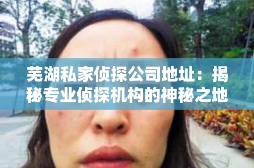 芜湖私家侦探公司地址：揭秘专业侦探机构的神秘之地