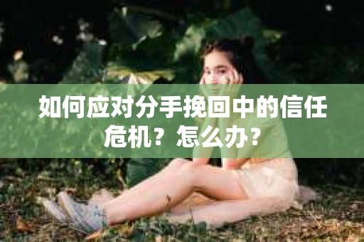 如何应对分手挽回中的信任危机？怎么办？