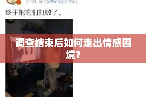 调查结束后如何走出情感困境？