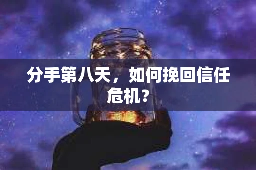 分手第八天，如何挽回信任危机？