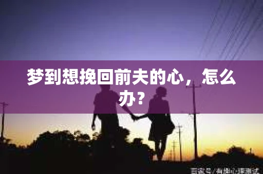 梦到想挽回前夫的心，怎么办？