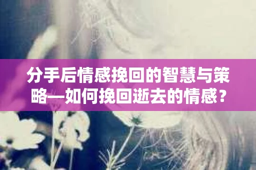 分手后情感挽回的智慧与策略—如何挽回逝去的情感? 分手后情感挽回的智慧与策略—如何挽回逝去的情感?